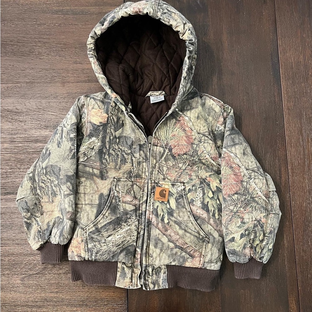 Carhart Insulated Camo Mossy Oak Canvas Coat